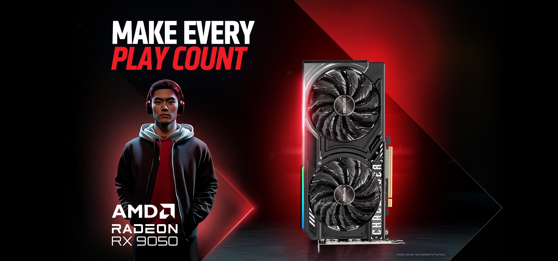 VGA AMD RX 9050